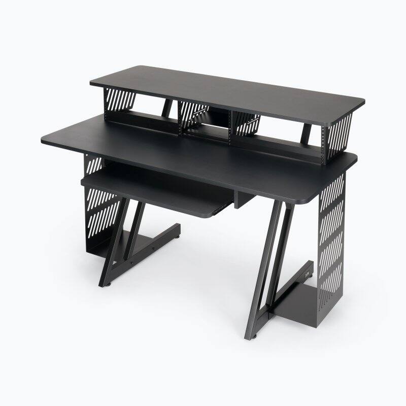 Alt View 5. On Stage Stands - On-Stage WS7700B Large Workstation Desk - Black - "NA".