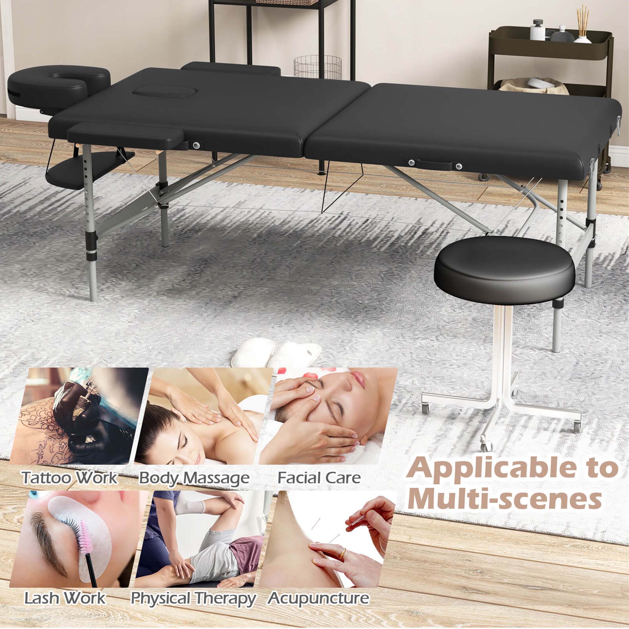 Tattoo Work  
Body Massage  
Facial Care  
Lash Work  
Physical Therapy  
Acupuncture  

Applicable to Multi-scenes