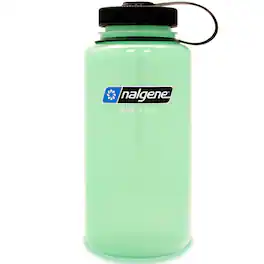 Nalgene - Sustain 32 oz. Wide Mouth Water Bottle - Glow - Green
