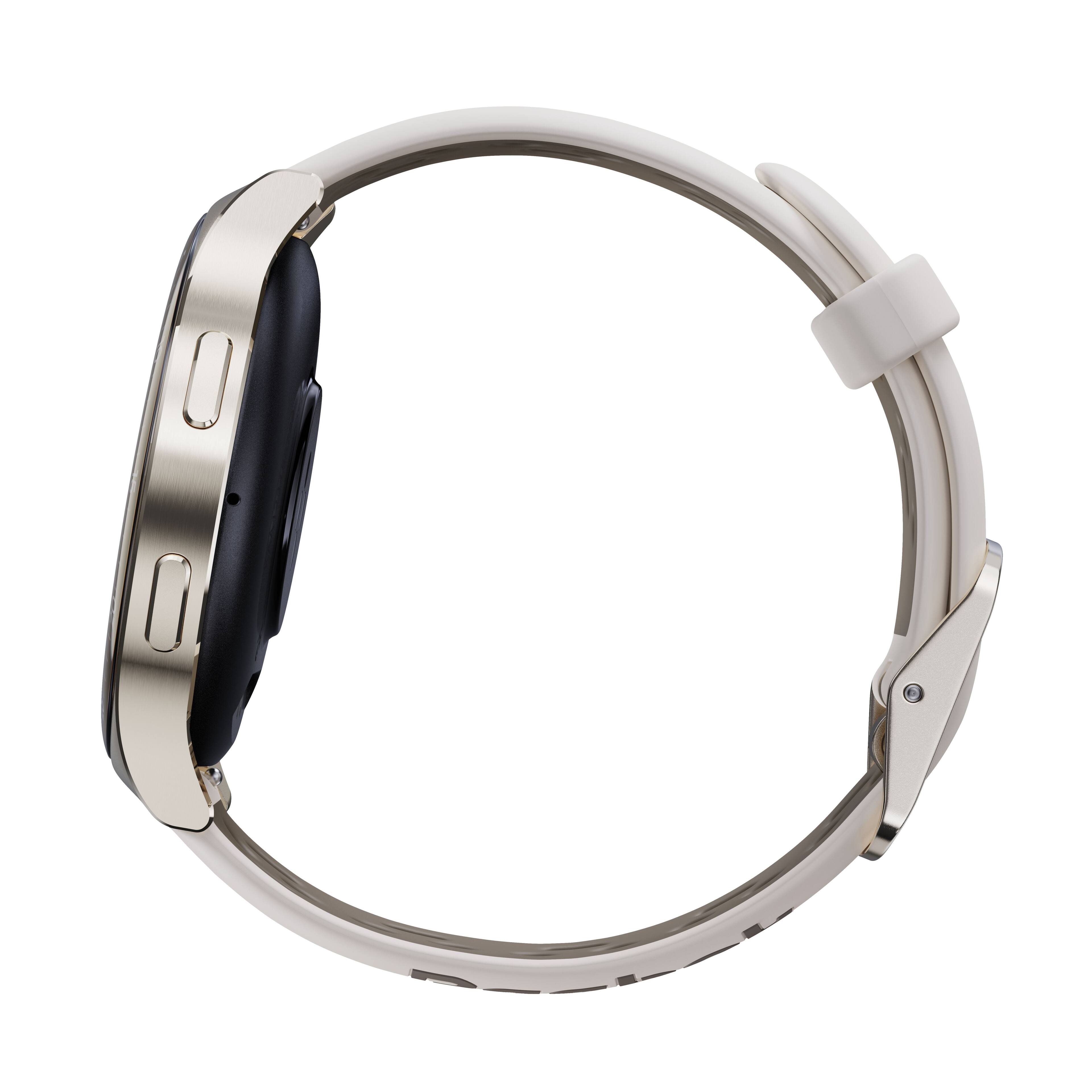 Alt View 6. Reebok - PULSE Smartwatch with 1.43" AMOLED Display, 10-Day Battery Life, 80+ Sport Modes - Victory Gold.