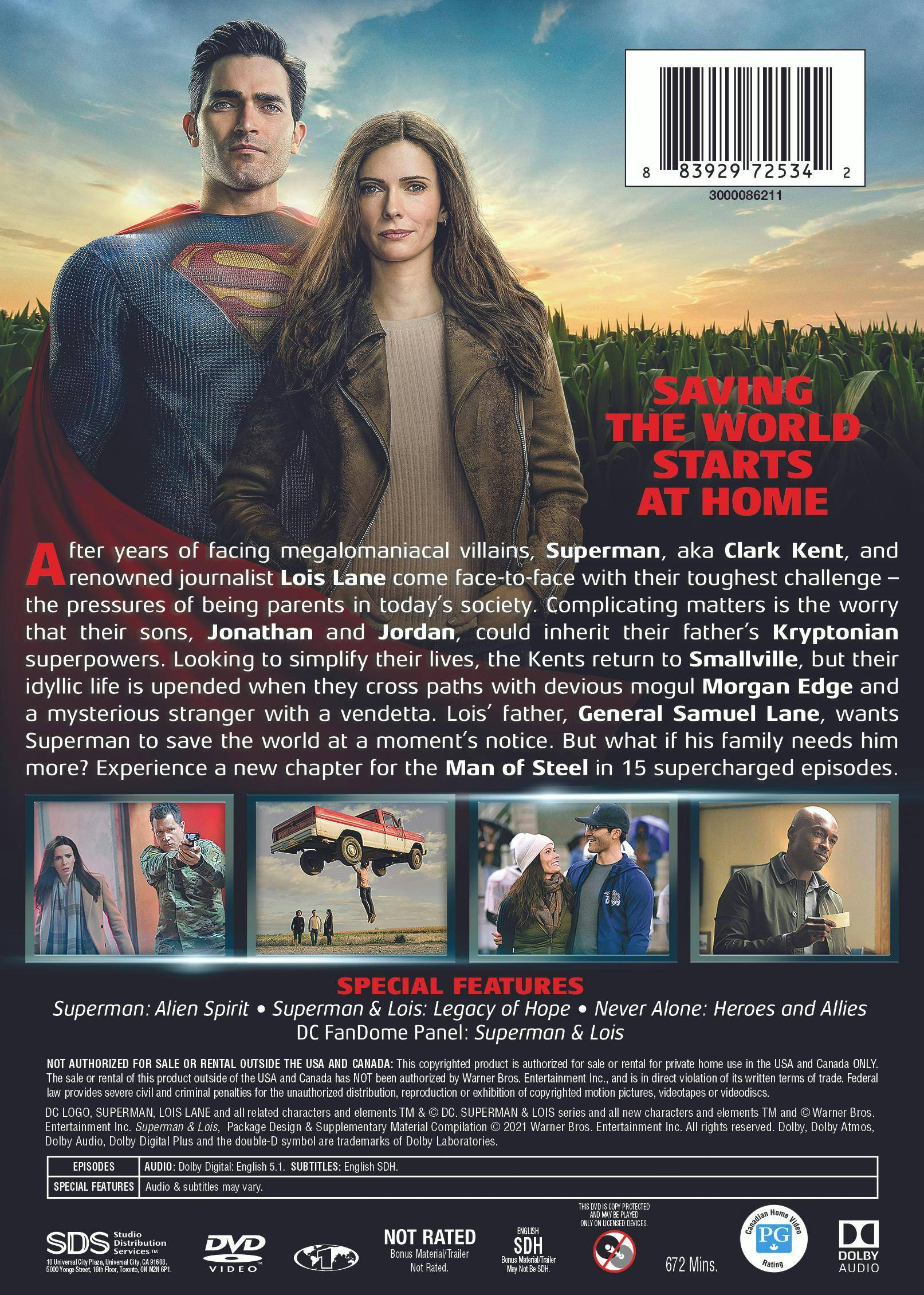 Back. Superman & Lois: The Complete First Season [DVD].