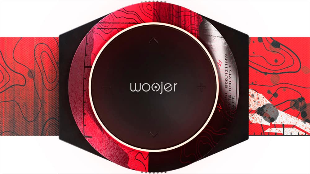The text on the image reads "woojer."