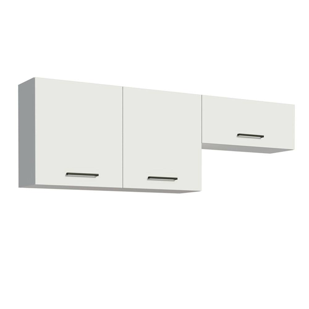 Alt View 1. Madesa - Madesa Garage and Utility Room Storage Set 47"L Wall Cabinet with 3 Doors - White - White.