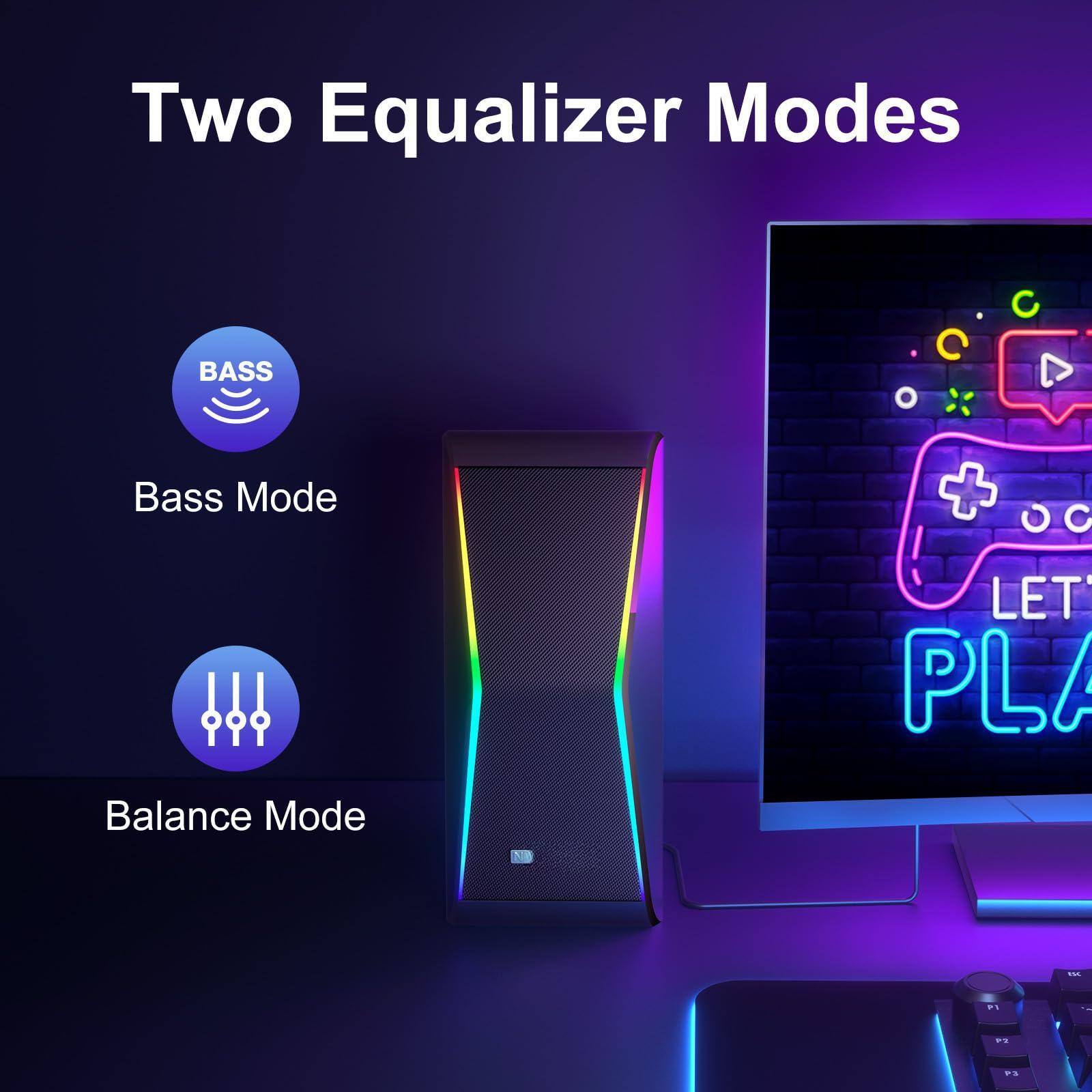 Two Equalizer Modes

Bass Mode

Balance Mode

LET'S PLAY