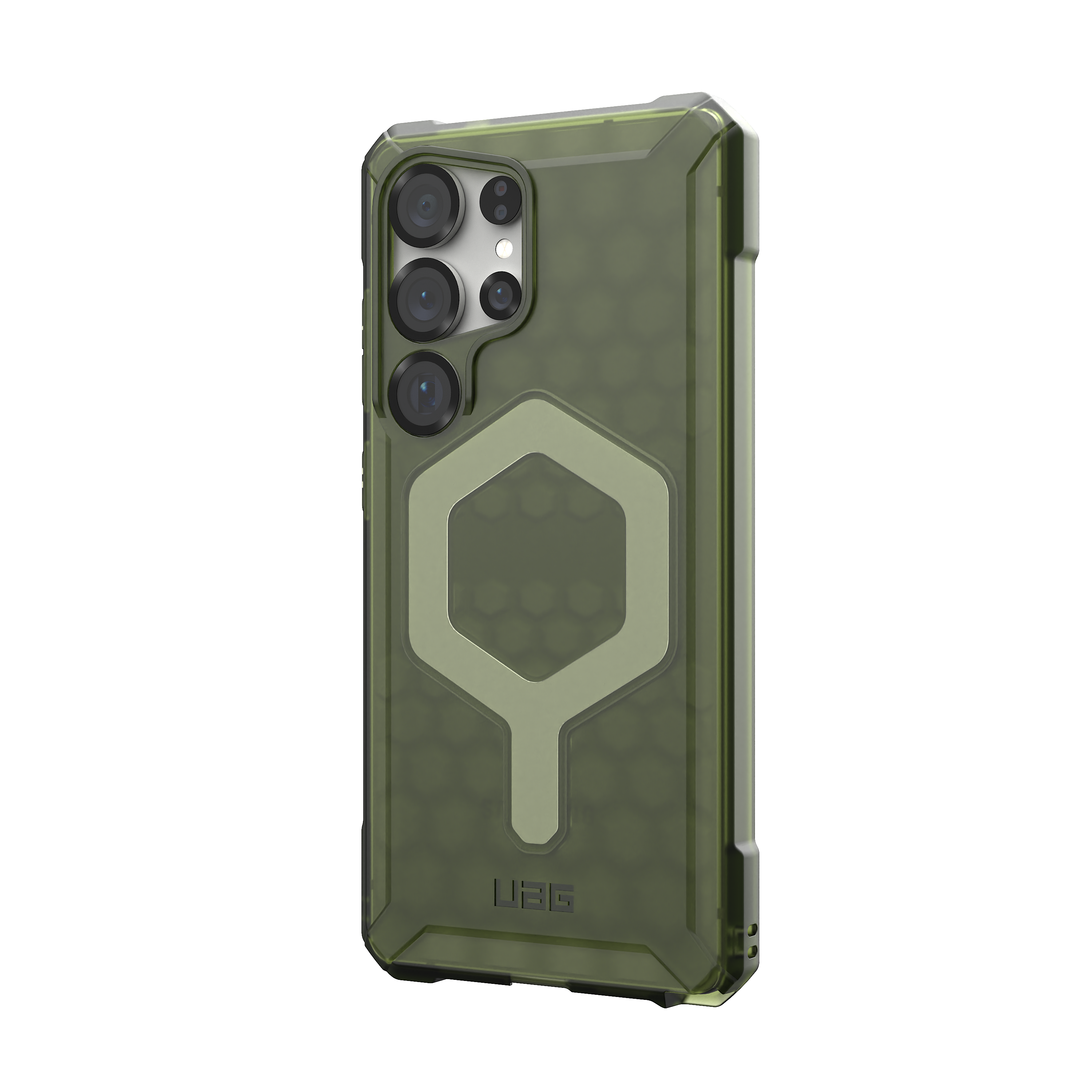 Alt View 1. UAG - Essential Armor Series Case with Magnet for Galaxy S25 Ultra - Translucent Olive.