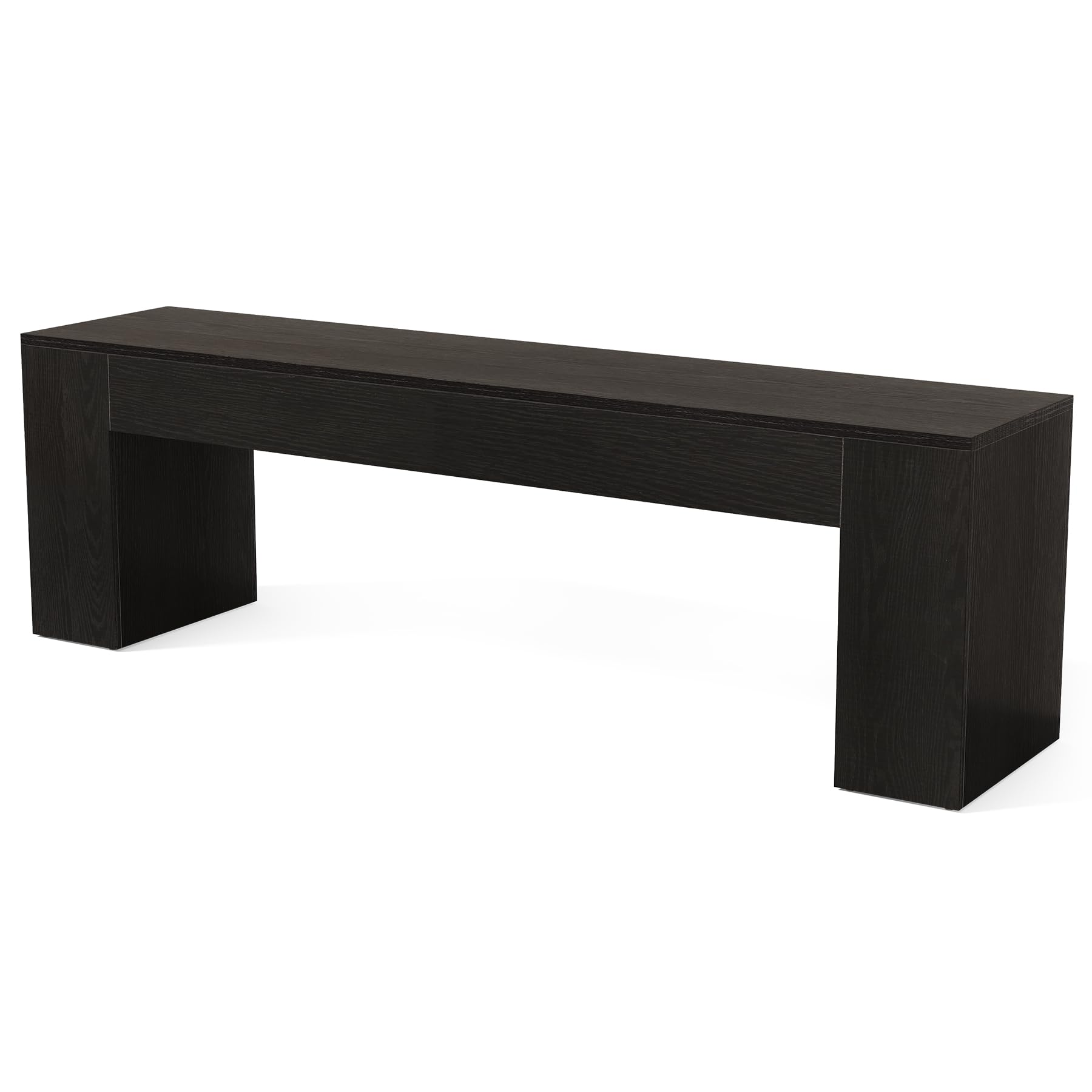 Alt View 6. Tribesigns - LITTLE TREE 70.8" TV Stand, Wooden Entertainment Center, Low TV Console Table for TVs Up to 80", Modern Chic Entertainme - Black.
