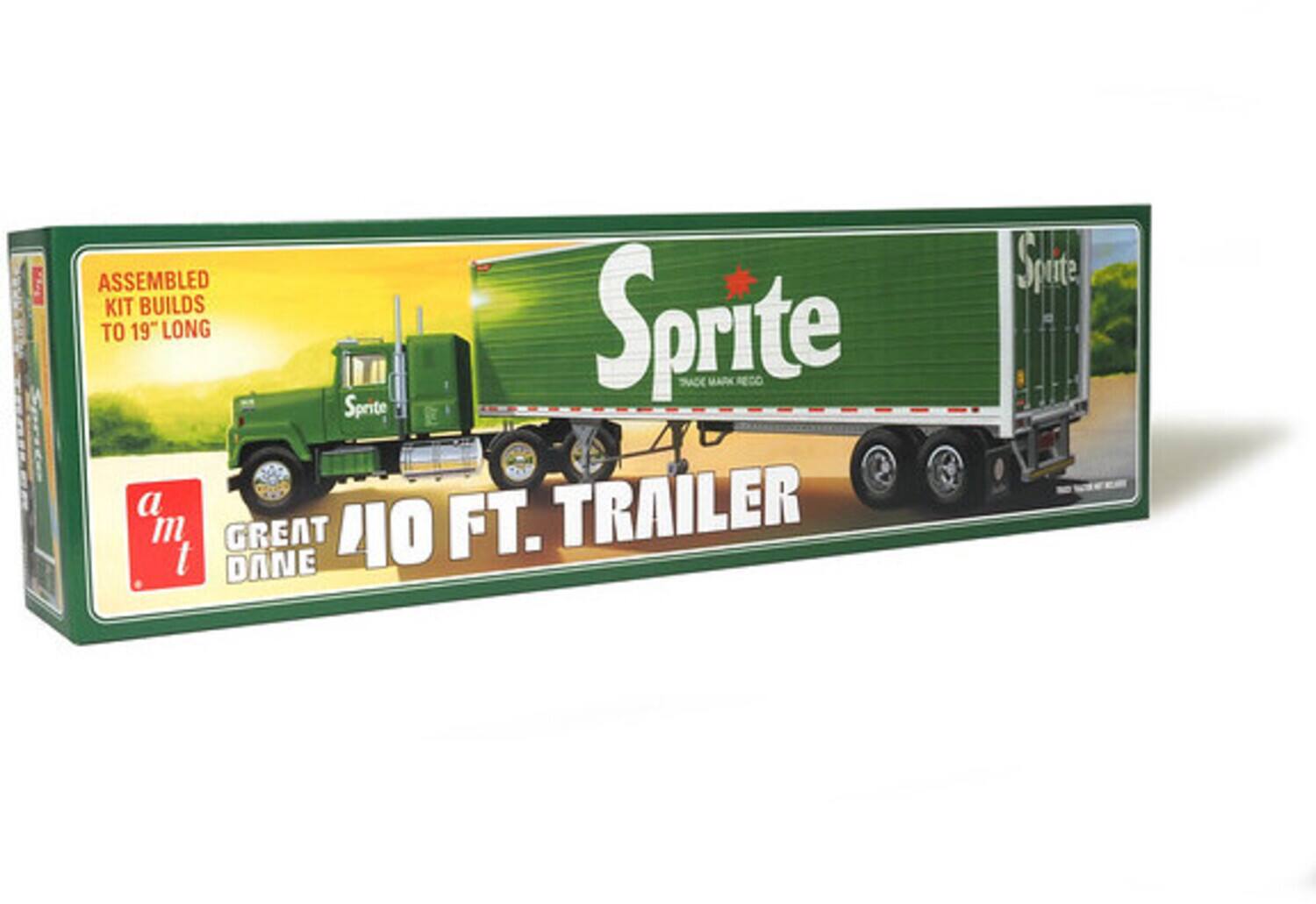 ASSEMBLED KIT BUILDS TO 19" LONG Sprite TACE MARK RESO Sprite a TRAILER m m t GREAT 40 FT. DANE