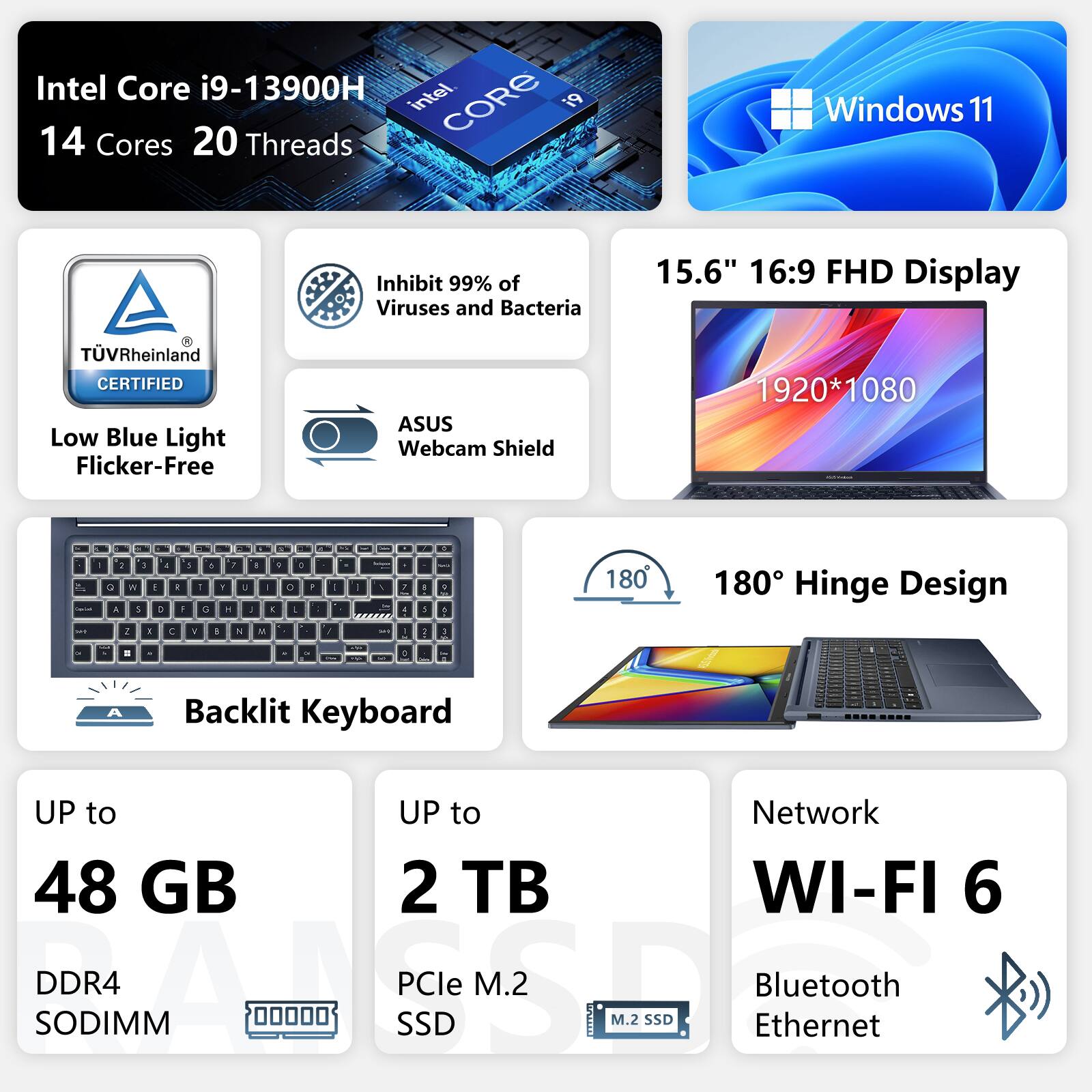 ASUS Upgraded Vivobook 15.6