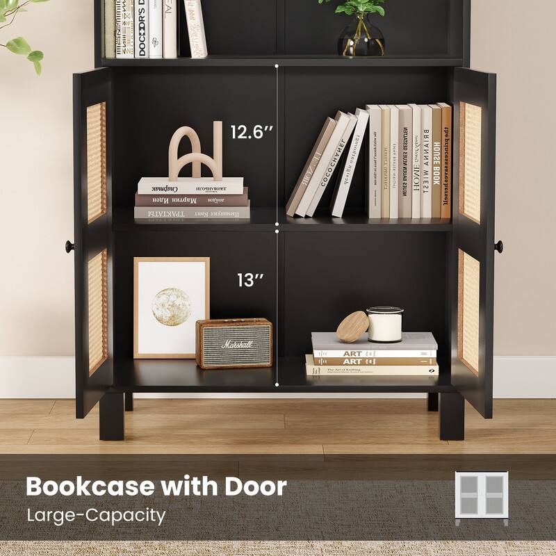 Bookcase with Door  
Large-Capacity