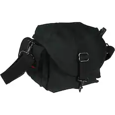 Front. Domke - Domke F-8 Small Shoulder Camera Bag for 1 or 2 Cameras Plus Accessories, Black.