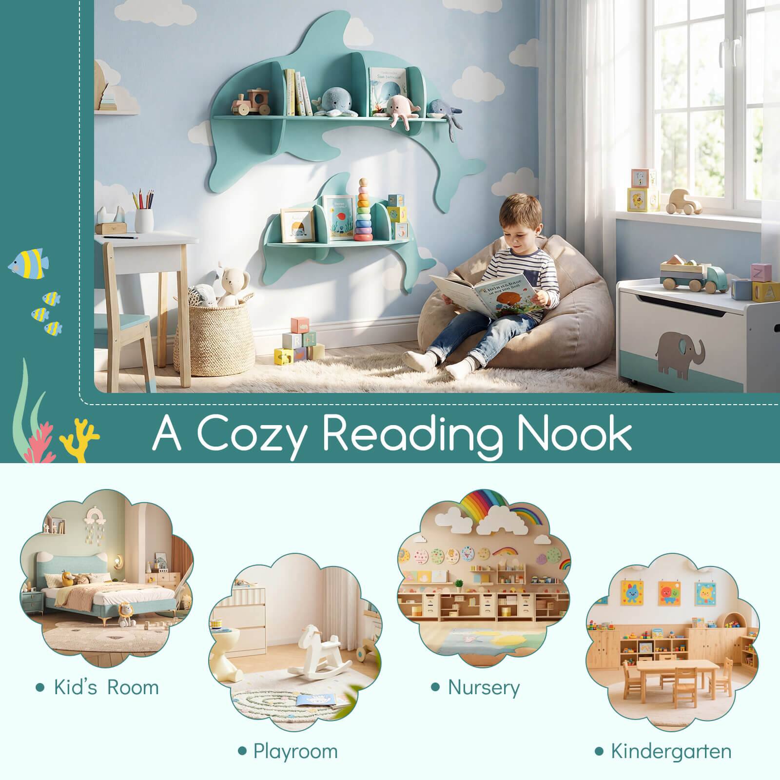 A Cozy Reading Nook

- Kid's Room
- Nursery
- Playroom
- Kindergarten