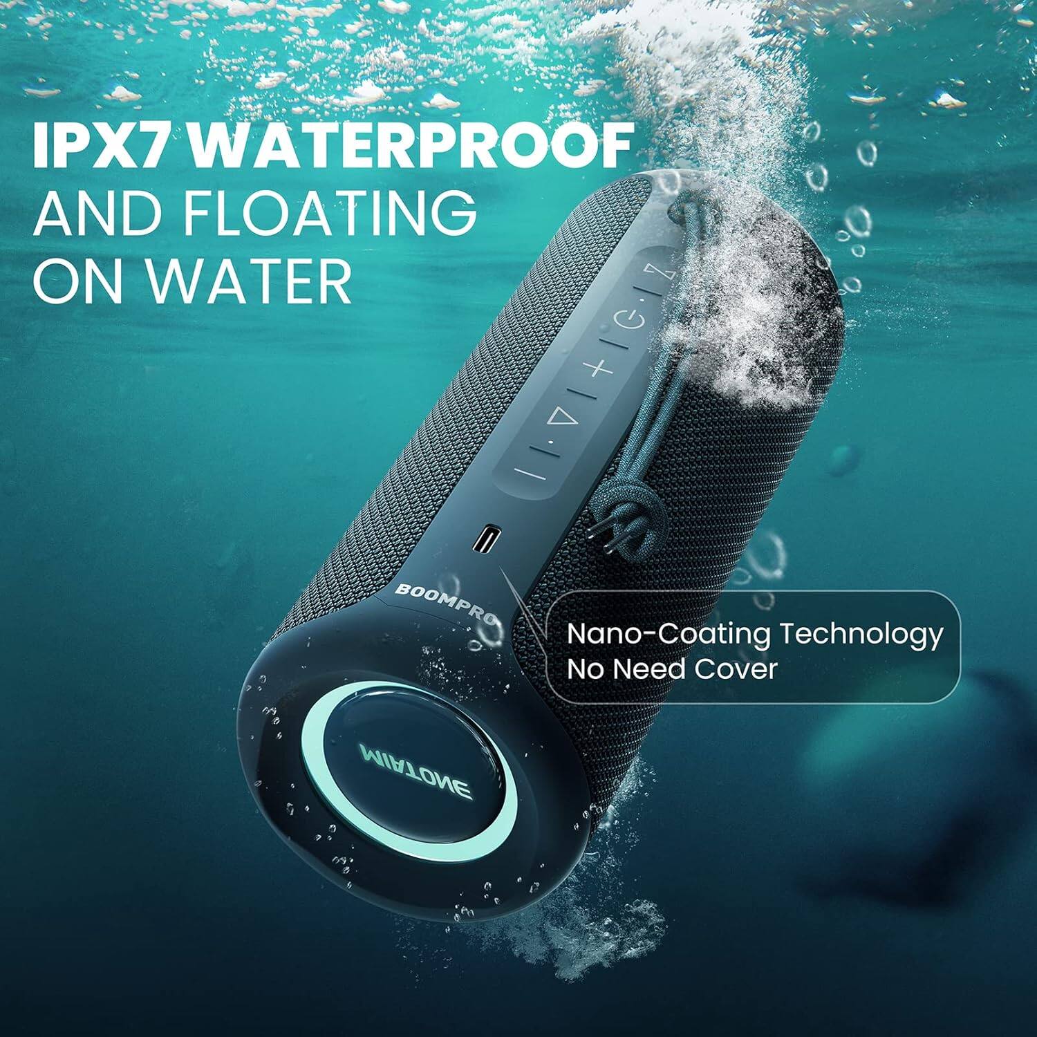 IPX7 WATERPROOF AND FLOATING ON WATER

Nano-Coating Technology No Need Cover