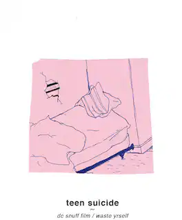 Teen Suicide - Dc Snuff Film / Waste Yrself - VINYL LP