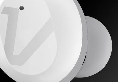 Alt View 3. Veho - RHOX True Wireless Earphones - Fusion White.