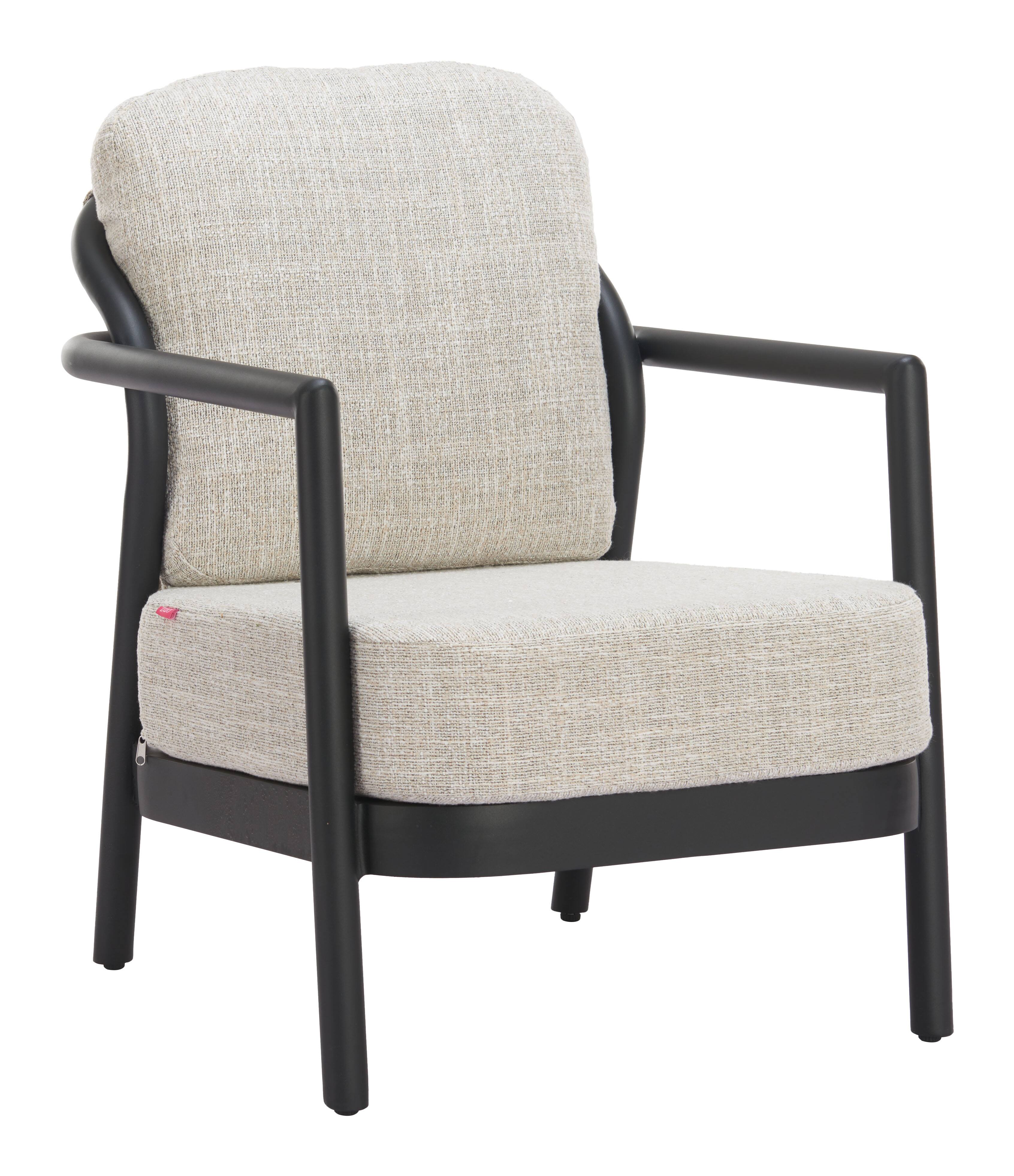 Front. Hivvago - Rein Accent Chair Beige - Beige.