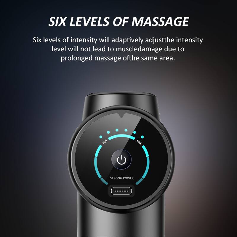 SIX LEVELS OF MASSAGE

Six levels of intensity will adaptively adjust the intensity level, ensuring it will not lead to muscle damage due to prolonged massage of the same area.

MIN MAX STRONG POWER