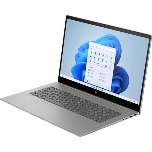 Alt View 2. HP - Envy 17-cw1023cl 17.3" FHD Touch Intel Ultra 7 155U 1.7 GHz up to 4.8 GHz 32GB DDR5 1TB SSD RTX 3050 Windows 11 Home - Mineral Silver.