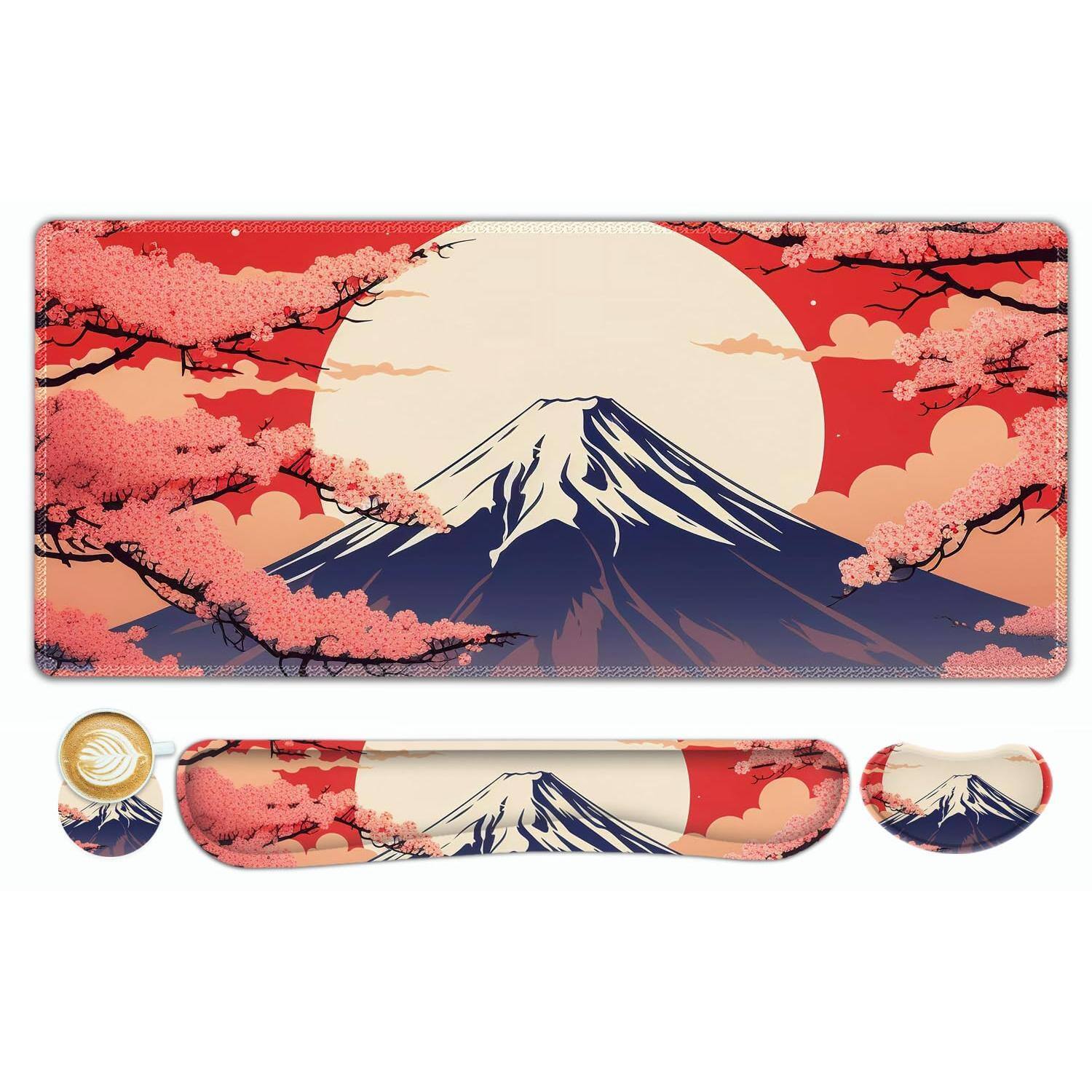 Moon Red Cherry Blossom