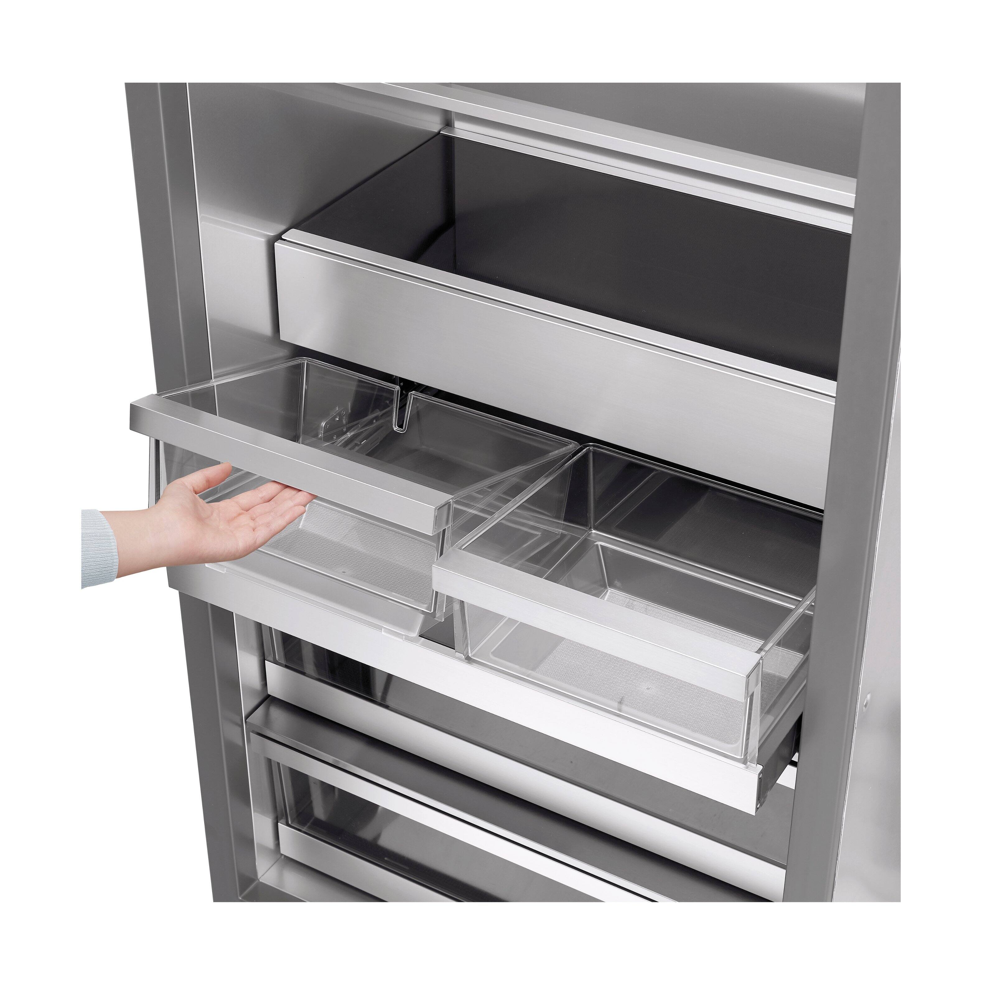 Alt View 13. SKS - 30-inch Wide 17.8 Cu. Ft. Smart Built-In Freezer Column with SKS Frostrum Ice Maker - Custom Panel Ready.