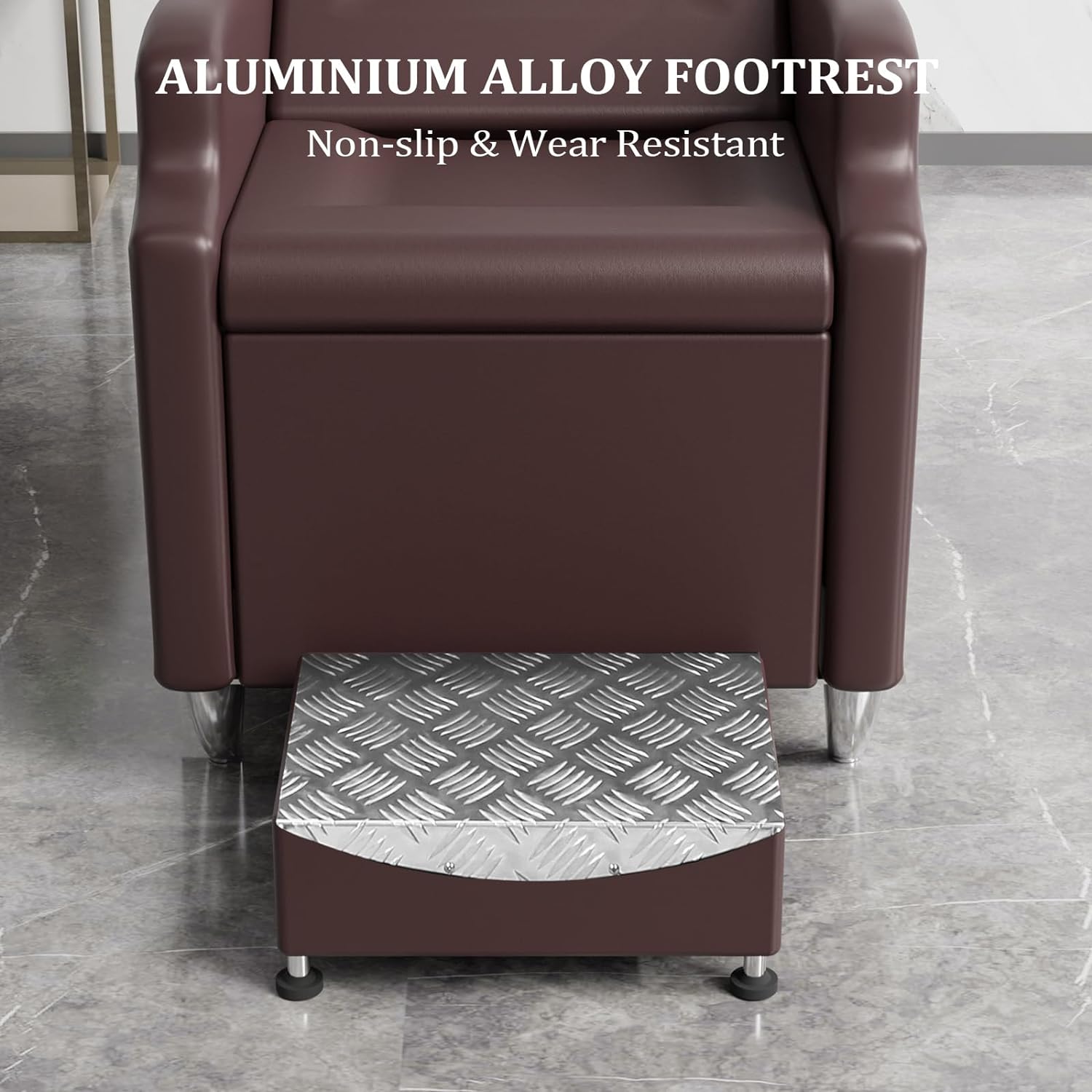 ALUMINIUM ALLOY FOOTREST  
Non-slip & Wear Resistant
