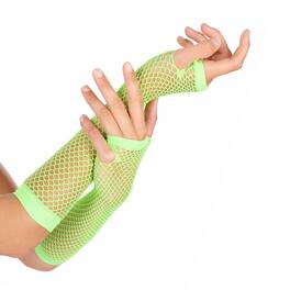 Orion Costumes - Neon Fishnet Gloves Costume Accessory - Green