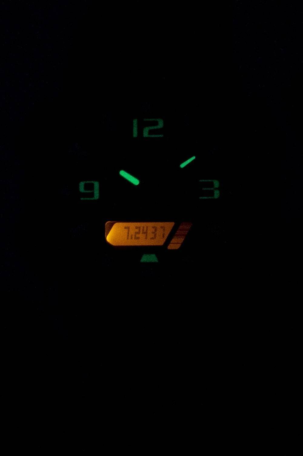 Angle. Casio - Illuminator Analog Digital Tough Solar AQ-S810W-1AVDF Mens Watch Alarm World Time Stopwatch Timer - Black.