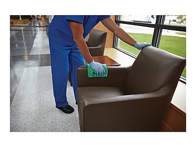 Alt View 2. RubberMaid - Rubbermaid HYGEN Microfiber Cleaning Cloths, 16" x 16", Green, 12 Cloths/Pack (FGQ62000GR00) - Green.
