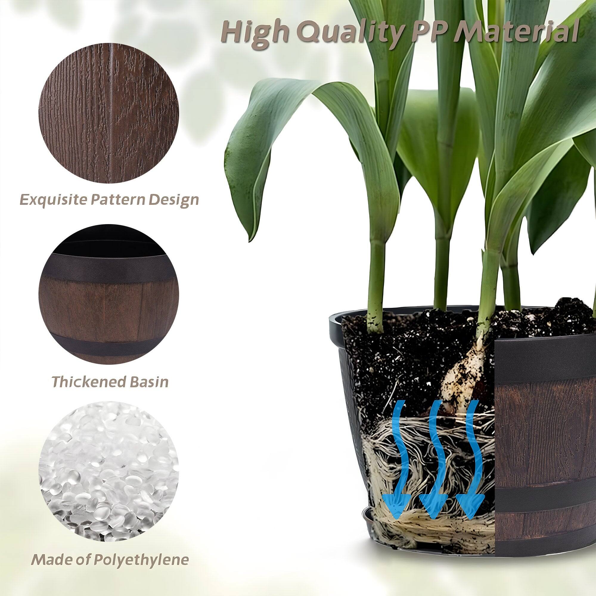 High Quality PP Material  
Exquisite Pattern Design  
Thickened Basin  
Made of Polyethylene