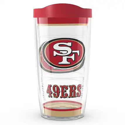 Front. Tervis - San Francisco 49ers 16oz. Tradition Classic Tumbler - Multicolor.