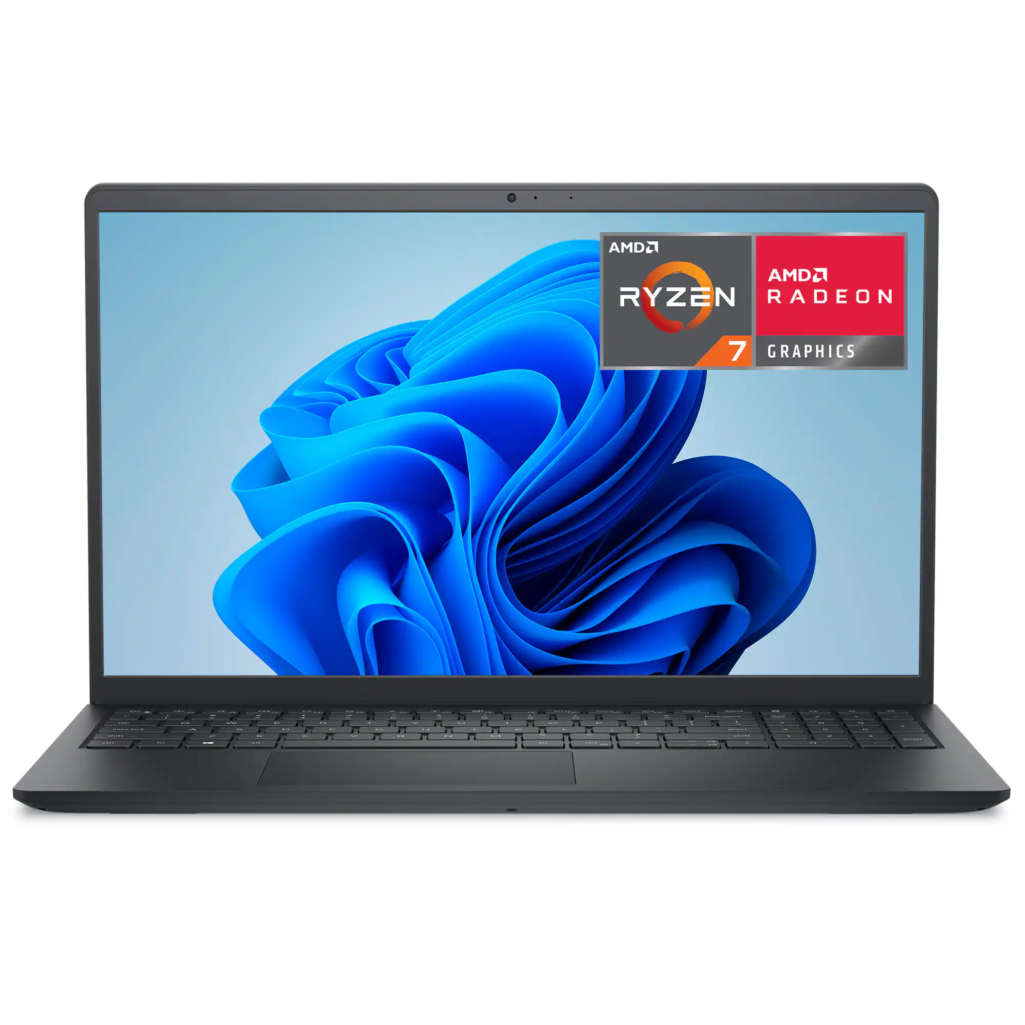 Dell - Inspiron - 15.6" 2K Touchscreen Laptop - AMD Ryzen 7 7730U 2023 - 16GB Memory - 1TB Storage - Carbon Black