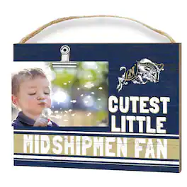 Jardine - Midshipmen 8'' x 10'' Cutest Little Team Logo Clip Photo Frame - Navy