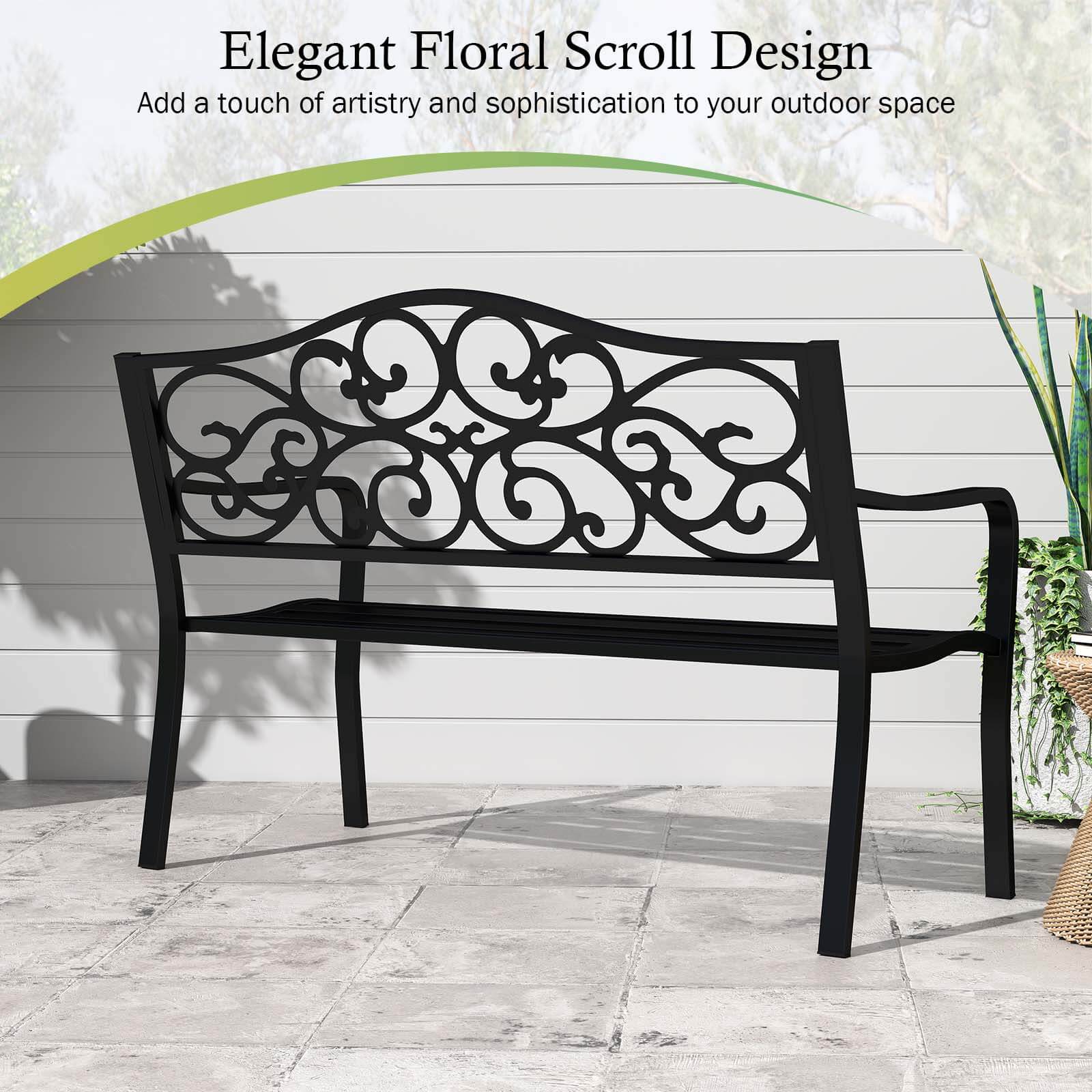Elegant Floral Scroll Design

Add a touch of artistry and sophistication to your outdoor space