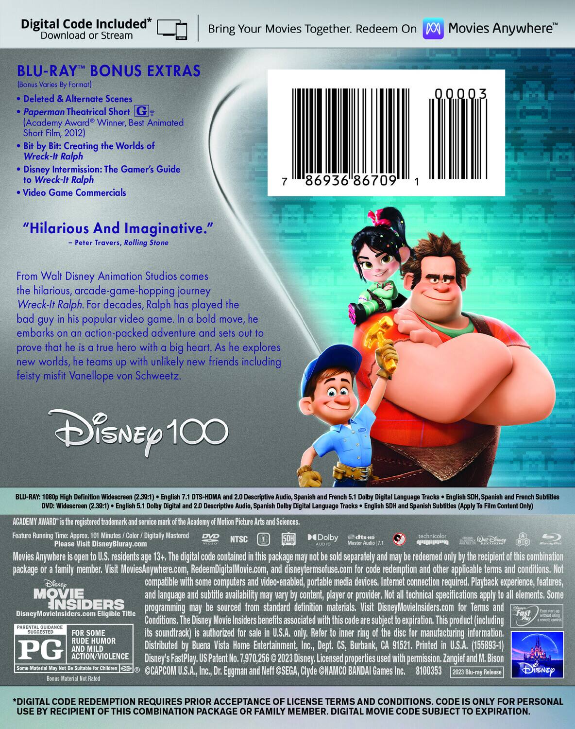Alt View 1. Wreck-It Ralph   - BLU-RAY.
