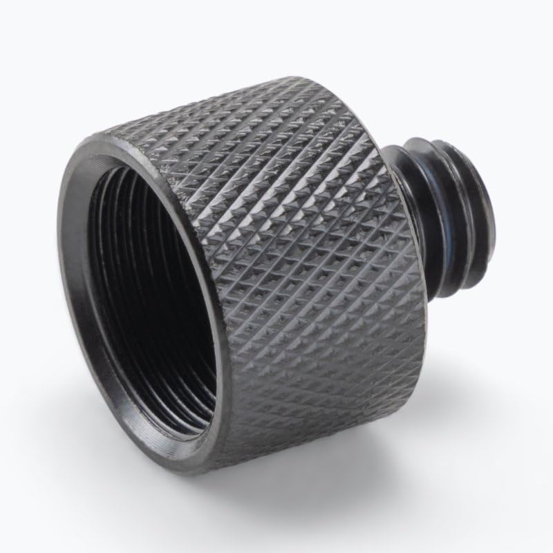 Alt View 6. On Stage Stands - OnStage MA-100 3/8' Male to 5/8' Female Mic Screw Adapter - Black.