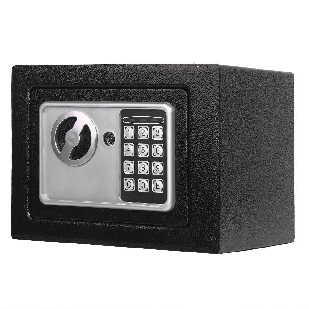 Alt View 5. Winado - Electronic Digital Safe Box Keypad Lock Security Home Office Cash Jewelry Gun - Black.