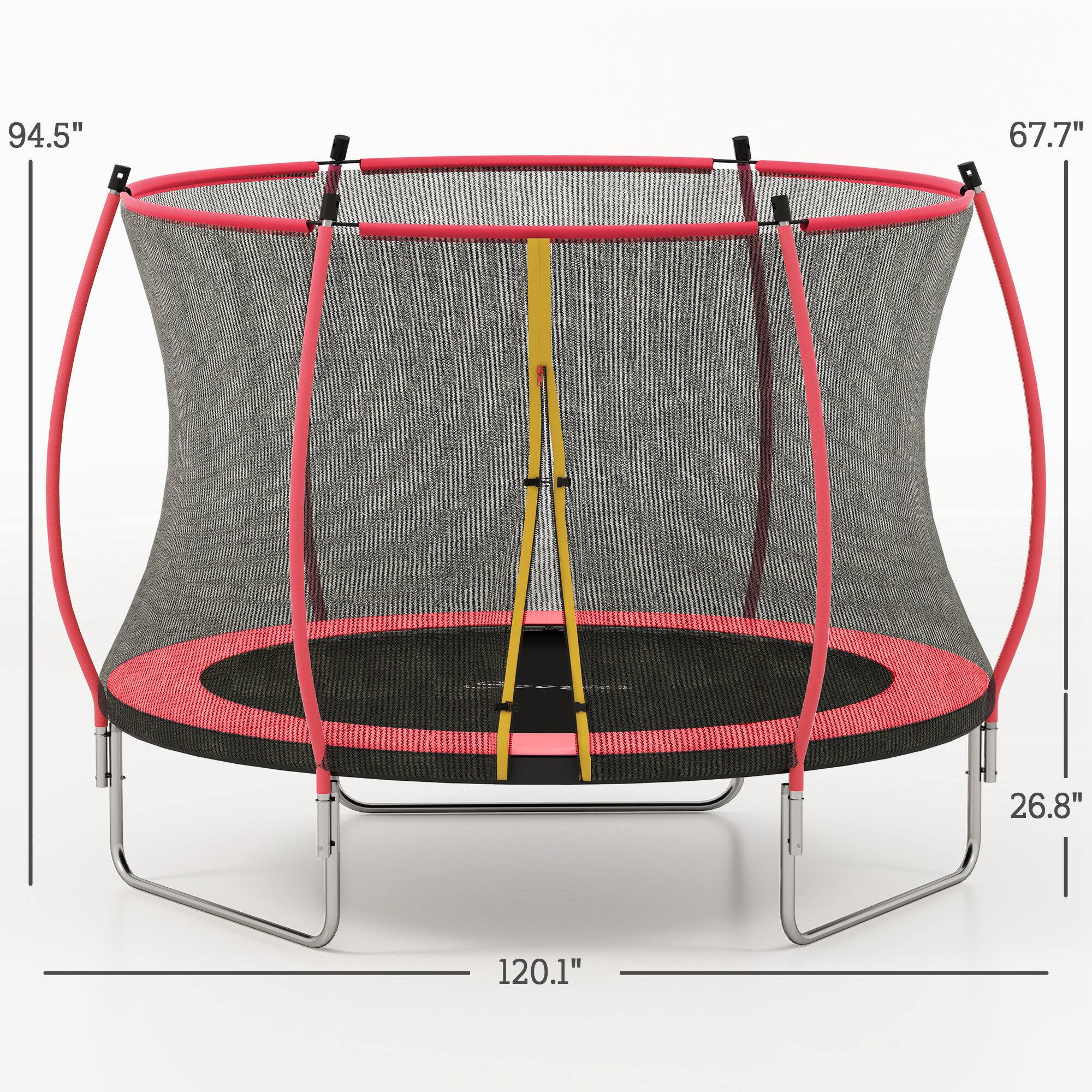 The dimensions of the object in the image are:

- Width: 94.5 inches
- Depth: 67.7 inches
- Height: 26.8 inches
- Length: 120.1 inches