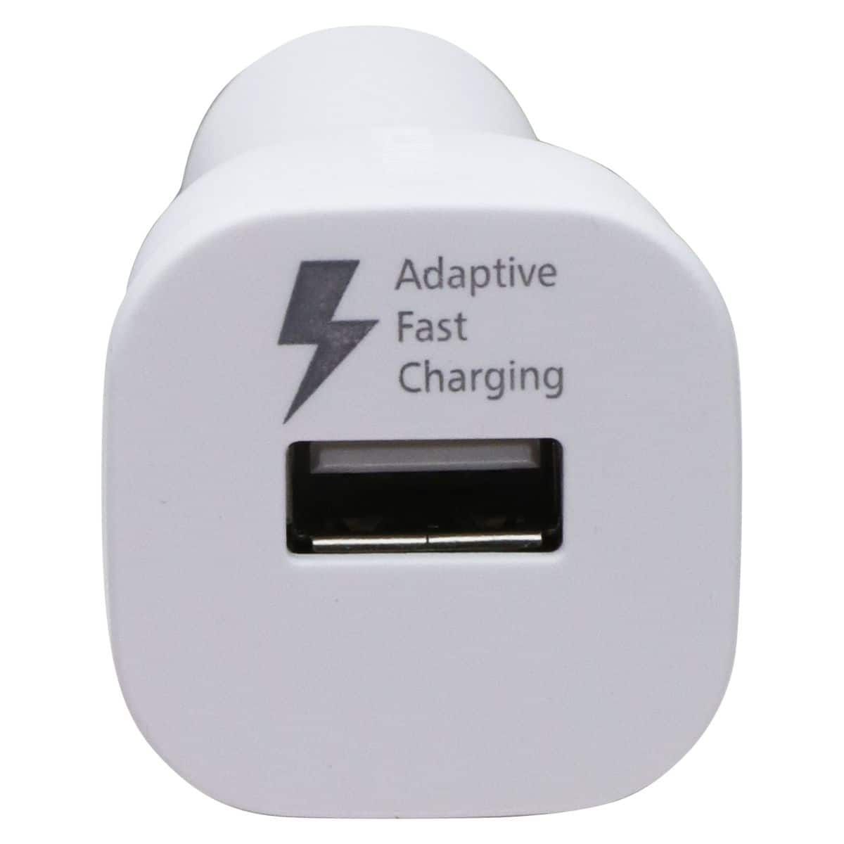 Samsung - Adaptive Fast Charging USB Car Adapter - 5V/2A (EP-LN915U) - White