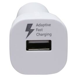 Samsung - Adaptive Fast Charging USB Car Adapter - 5V/2A (EP-LN915U) - White
