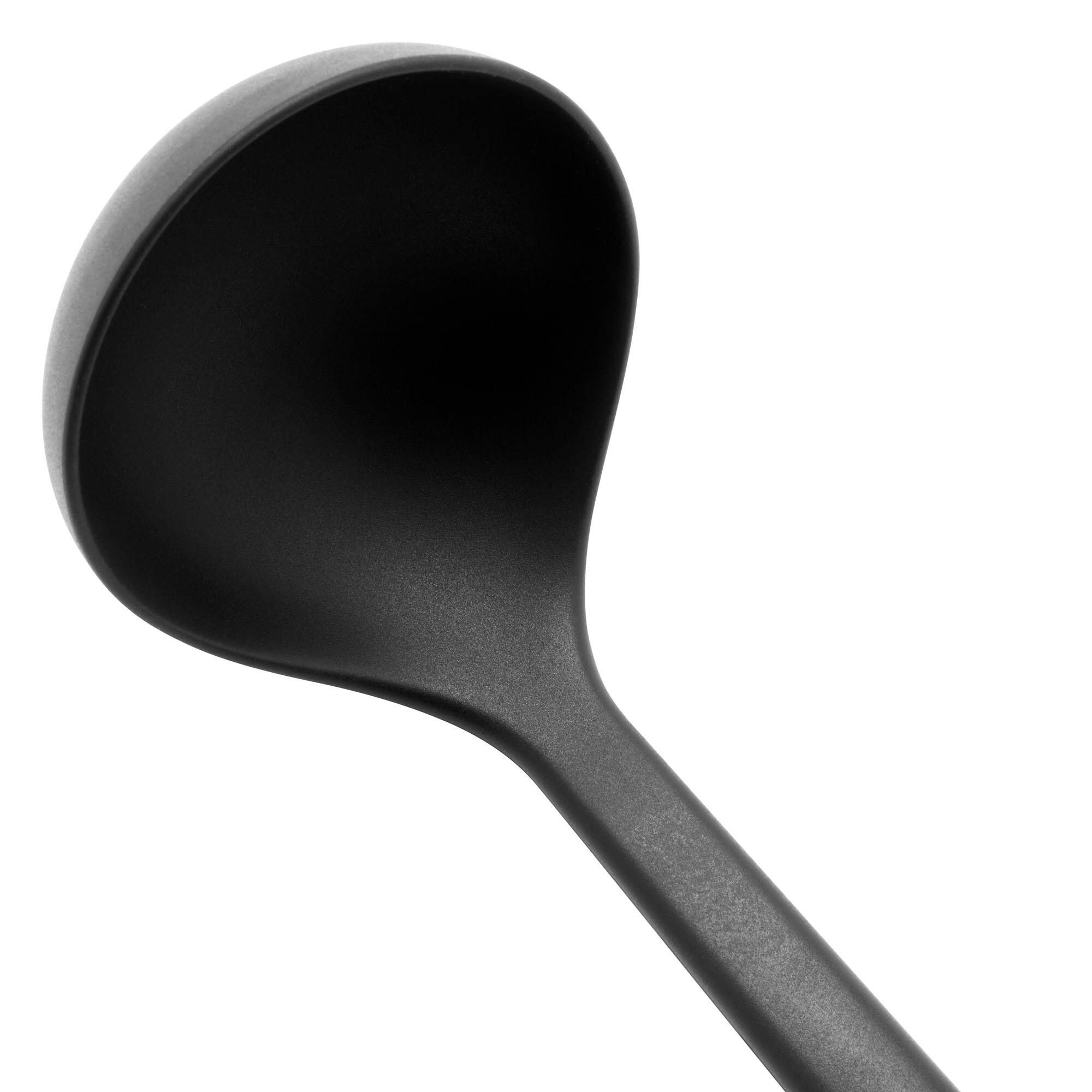 Alt View 3. Henckels - Henckels Silicone Onyx Cooking Utensil, Soup Ladle - Black.