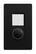 Front. Sonance - Blaze Wall-M US - Multi-Zone PoE-Powered Wall-Controller (Each) - Black.