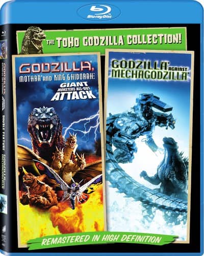 Godzilla Against Mechagodzilla / Godzilla, Mothra, And King Ghidorah: Giant Monsters All-Out Attack  - BLU-RAY