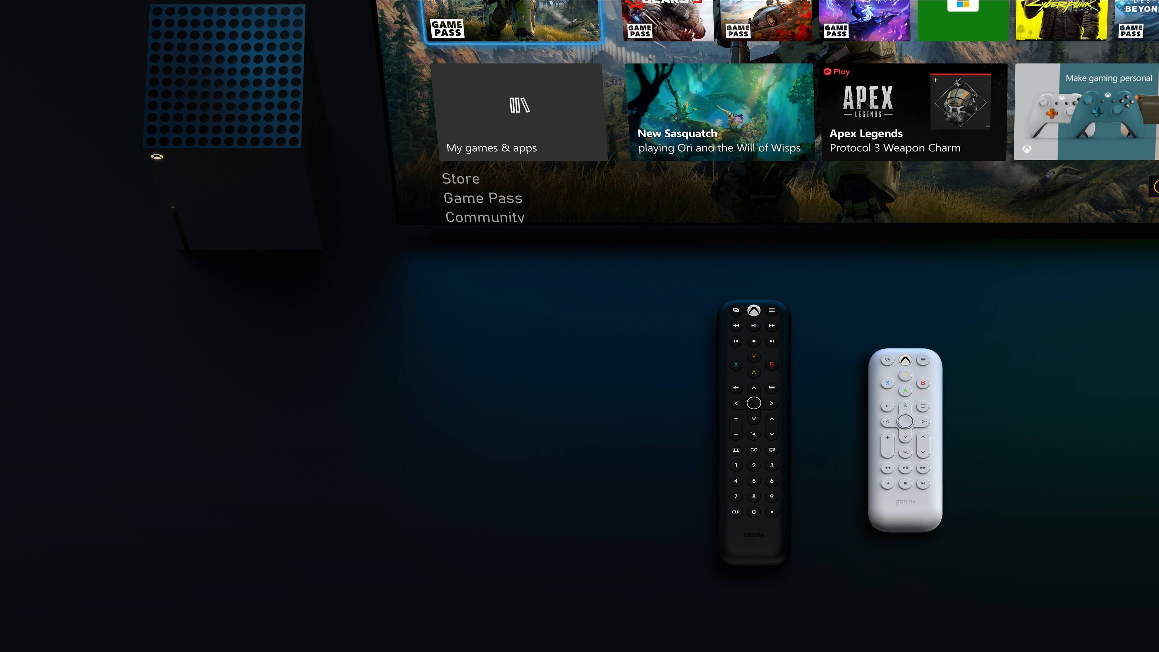 Customer Reviews: 8BitDo Media Remote for Xbox Black, Long Edition 85FA ...