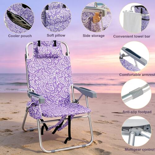 - Cooler pouch
- Soft pillow
- Side storage
- Convenient towel bar
- Comfortable armrest
- Anti-slip footpad
- Multigear control
