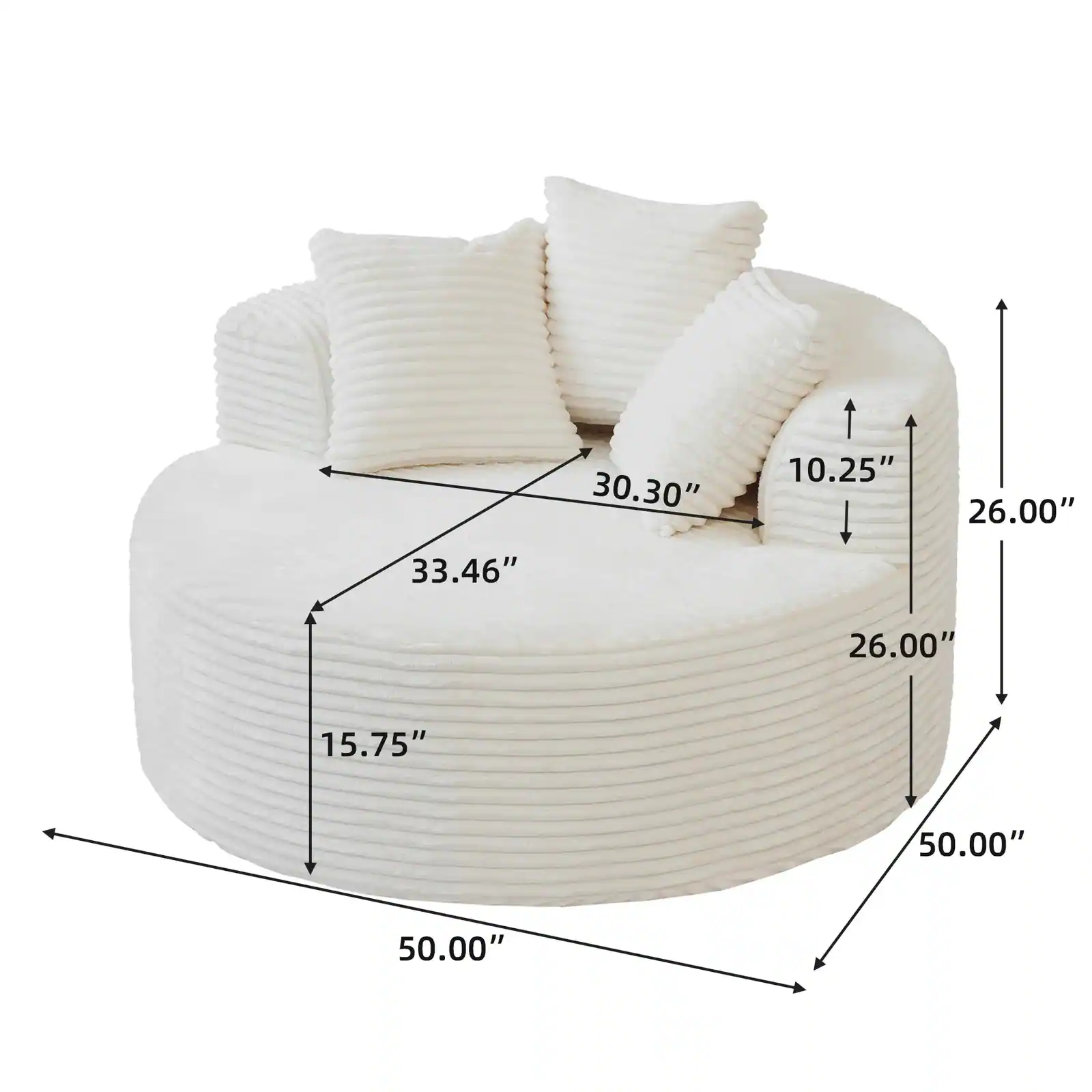 30.30" 10.25" 26.00" 33.46" 26.00" 15.75" 50.00" 50.00"