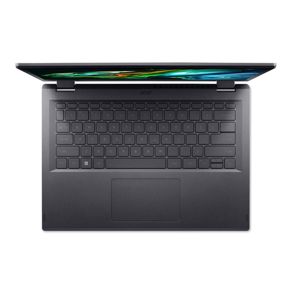 Alt View 1. Acer - Aspire Spin 14 ASP14-51MTN-7240 14" Touchscreen Notebook Intel Core 7 150U 32GB RAM 1TB SSD Windows 11 Home - Gray.