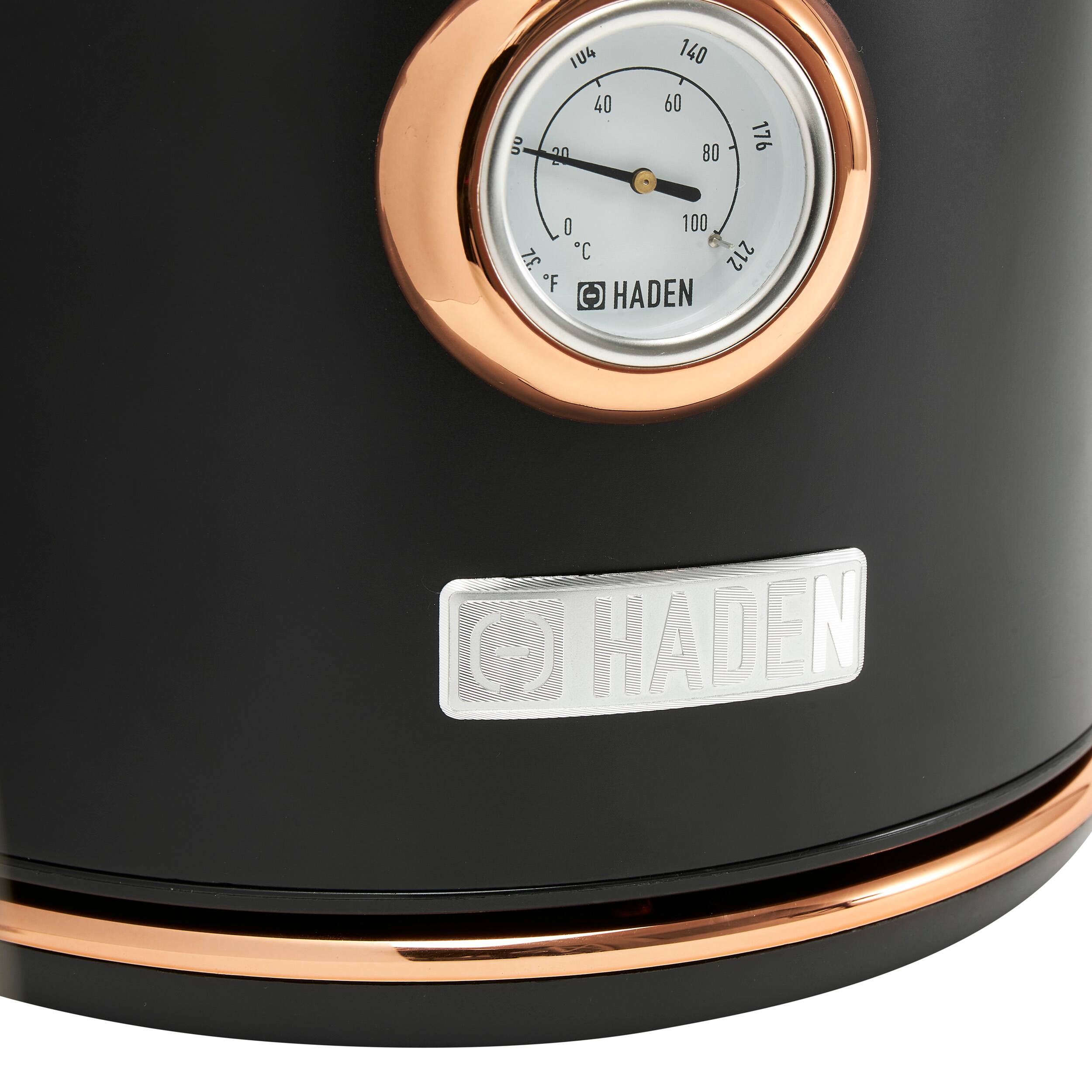 Alt View 16. Haden - Dorset 1.7L Electric Kettle - Black/Copper.