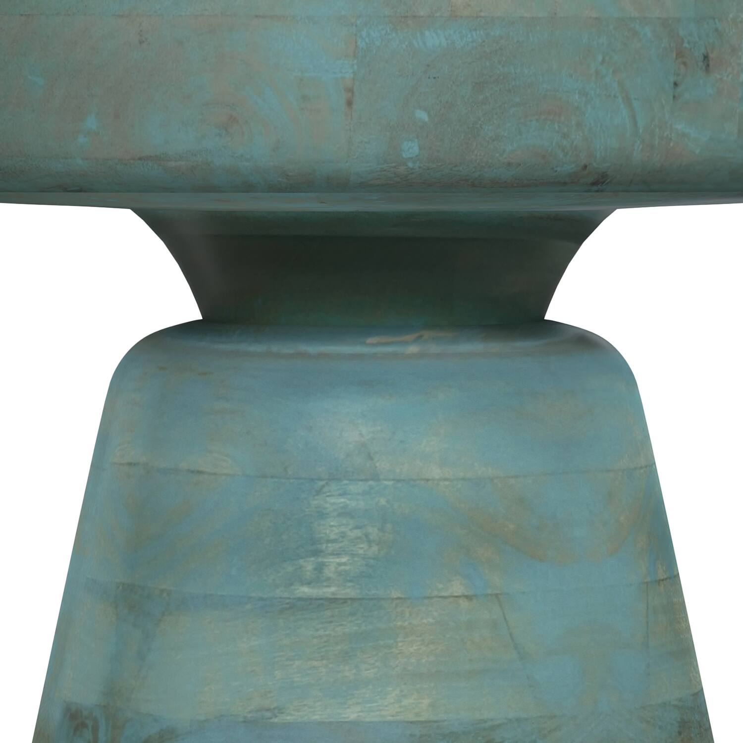 Alt View 7. Simpli Home - Robbie 16 inch Wide Solid Mango Wood Accent Table in Teal Wash - Teal Wash.