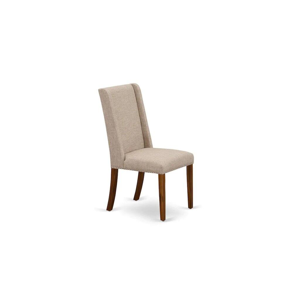 Alt View 1. East West Furniture - Dining Room Set Natural - Brown.