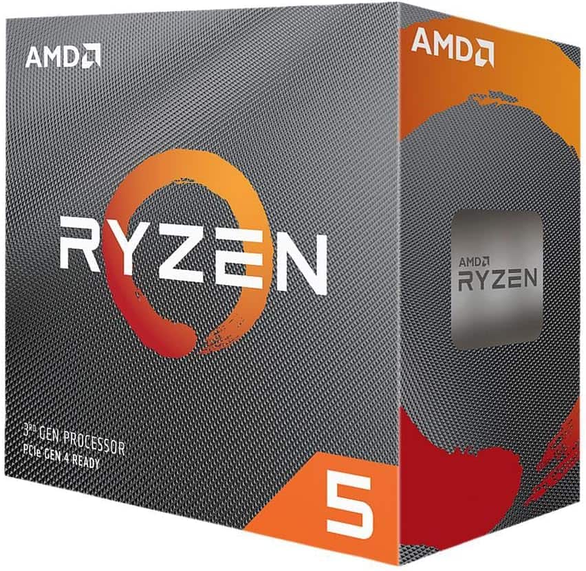 AMD - 100-100000031SBX Ryzen 5 3600 6-Core, 12-Thread Unlocked Desktop Processor with Wraith Stealth Cooler