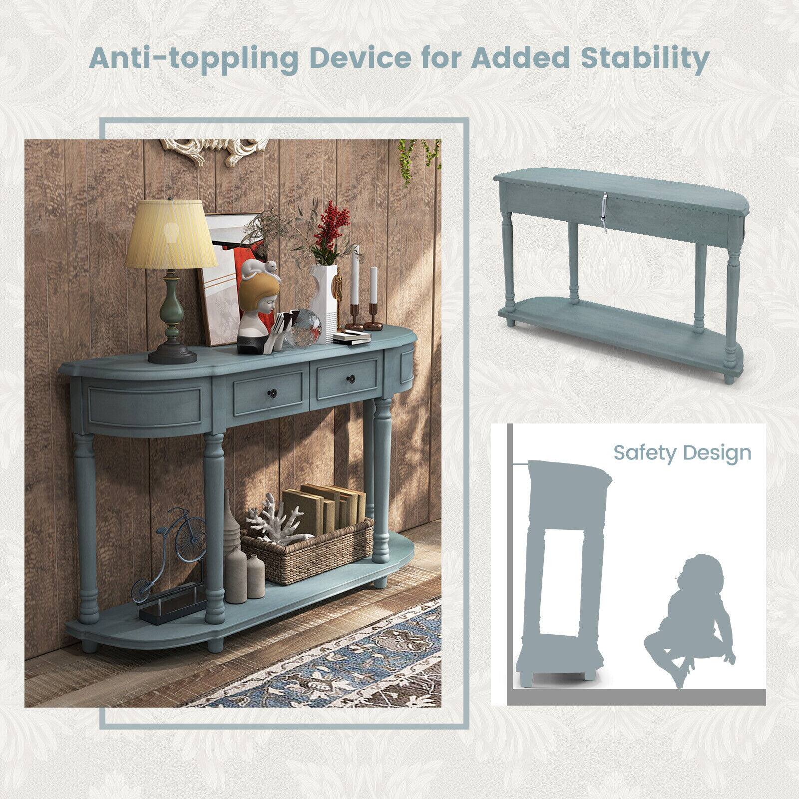 Anti-toppling Device for Added Stability, Safety Design